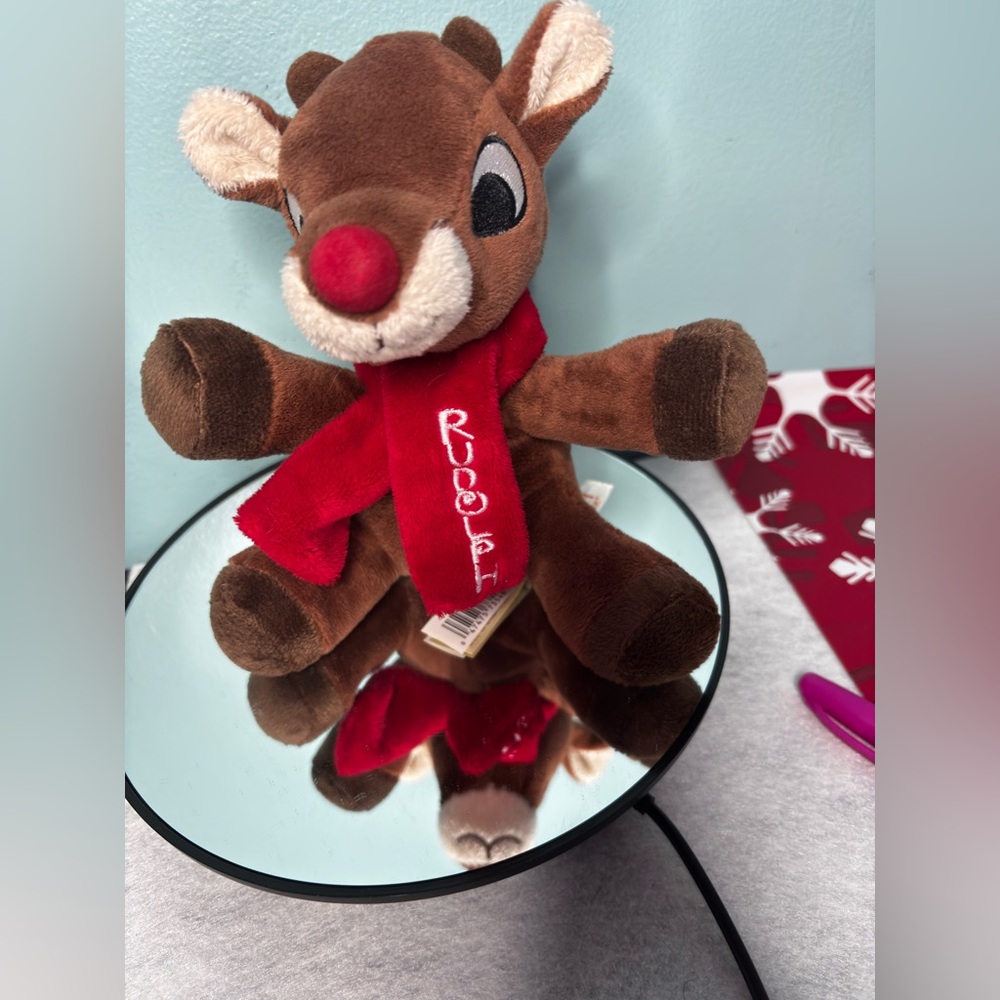 Rudolph the Red Nose reindeer stuffie